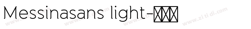 Messinasans light字体转换